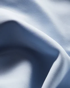 Absol Crepe Strapless Dress in Blue Mist