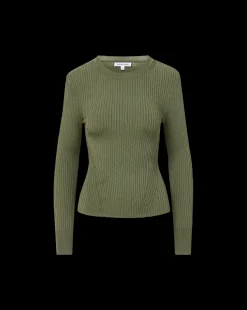 Acara Pullover in Stone Army