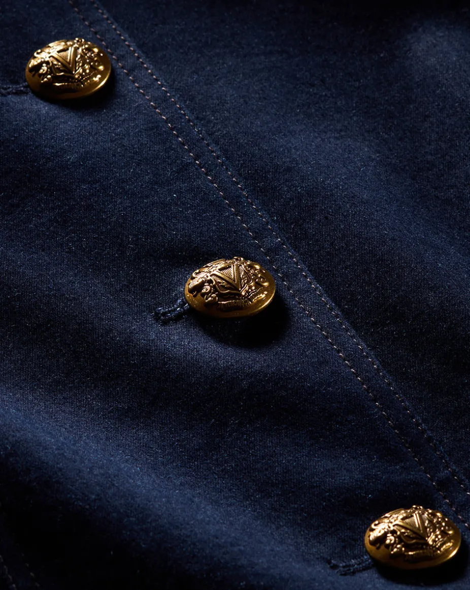 Aire Denim Dickey Jacket in Dark Wash