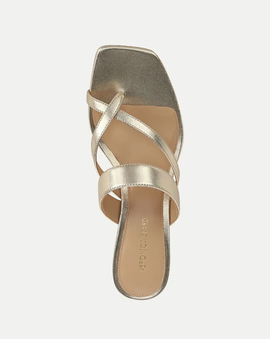 Alanis Sandal in Platinum
