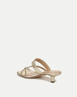 Alanis Sandal in Platinum