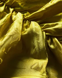 Aldana Stretch-Silk Dress in Chartreuse