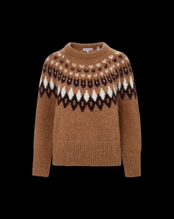 Anne Fairisle Pullover in Russet Multi