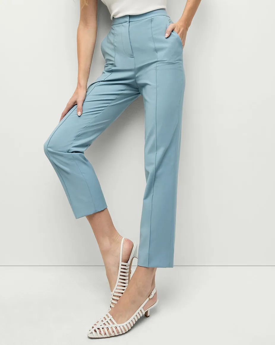 Arte High Waist Pants in Light Blue