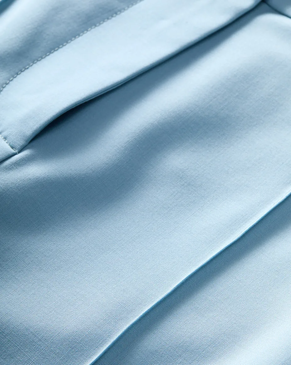 Arte High Waist Pants in Light Blue