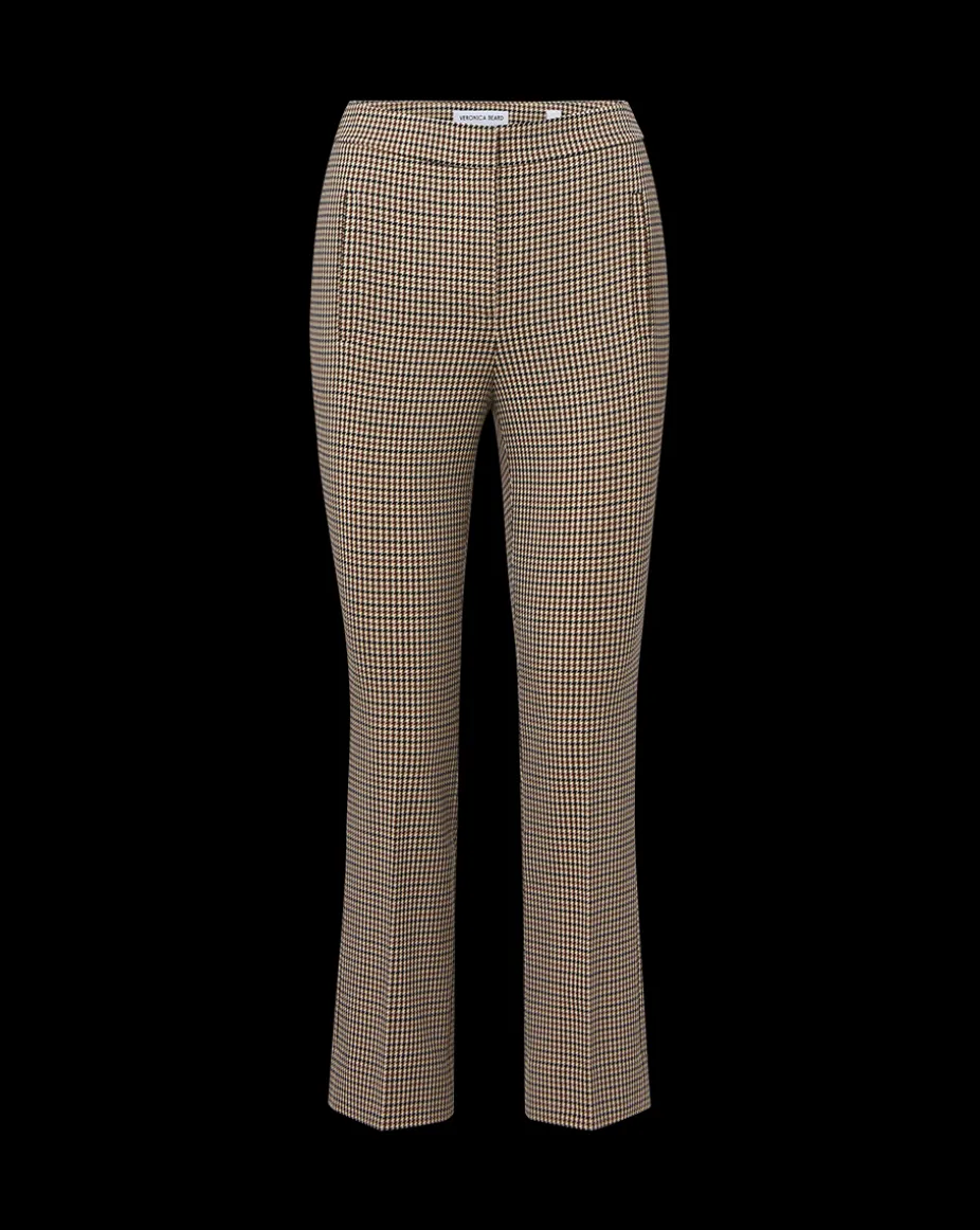 Arte Houndstooth Pants in Sand/Black