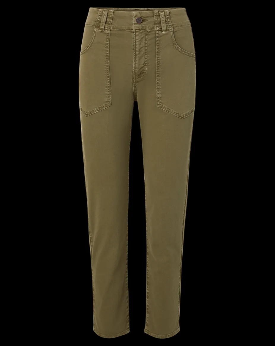 Arya Straight-Leg Pant in Army