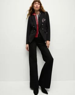 Atlanta Falcons Dickey Jacket in Black/Silver