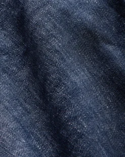 Aubrie Linen Pant in Blue Melange