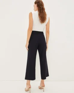 Aubrie Women's Linen Cropped Pant