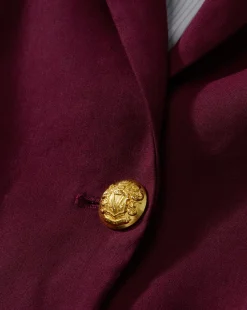 Battista Dickey Jacket in Wine