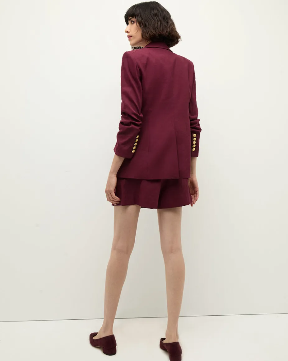 Battista Dickey Jacket in Wine