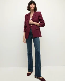 Battista Dickey Jacket in Wine