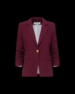 Battista Dickey Jacket in Wine