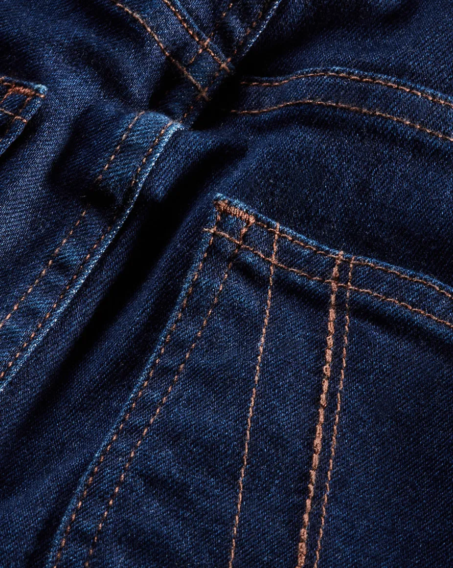 Beverly Patch-Pocket Skinny-Flare Jean in Rodeo Clean