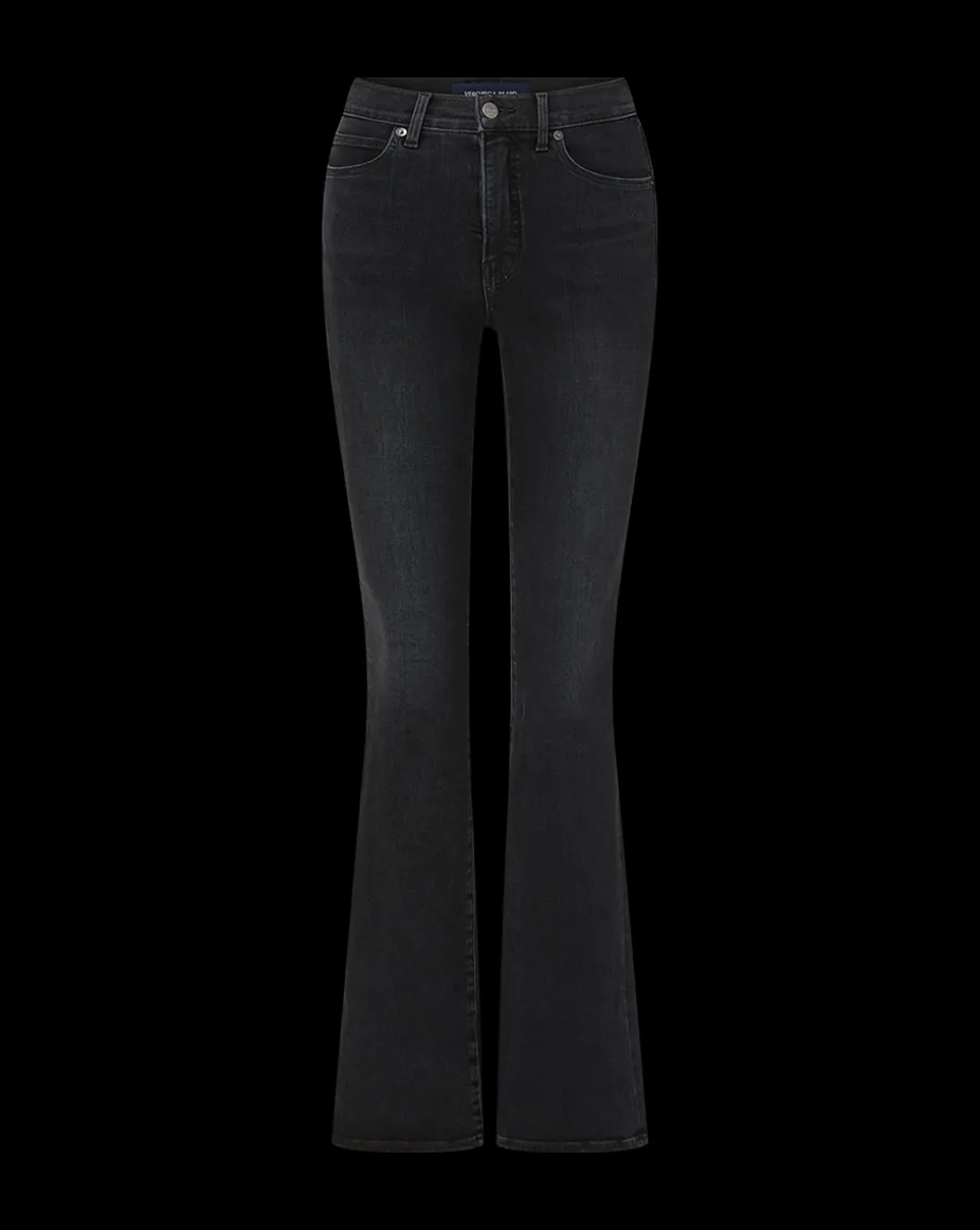 Beverly Skinny-Flare Jean in Washed Onyx