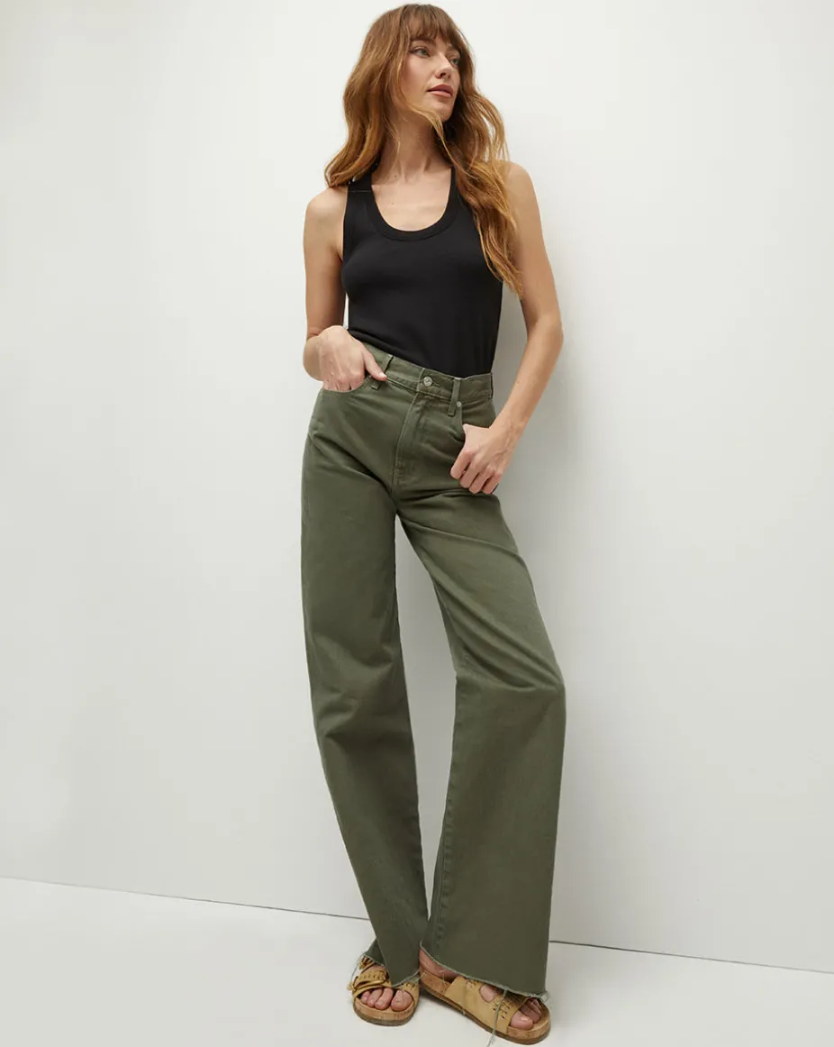 Birke Scoopneck Tank in Black