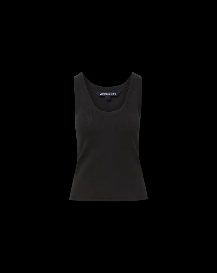 Birke Scoopneck Tank in Black
