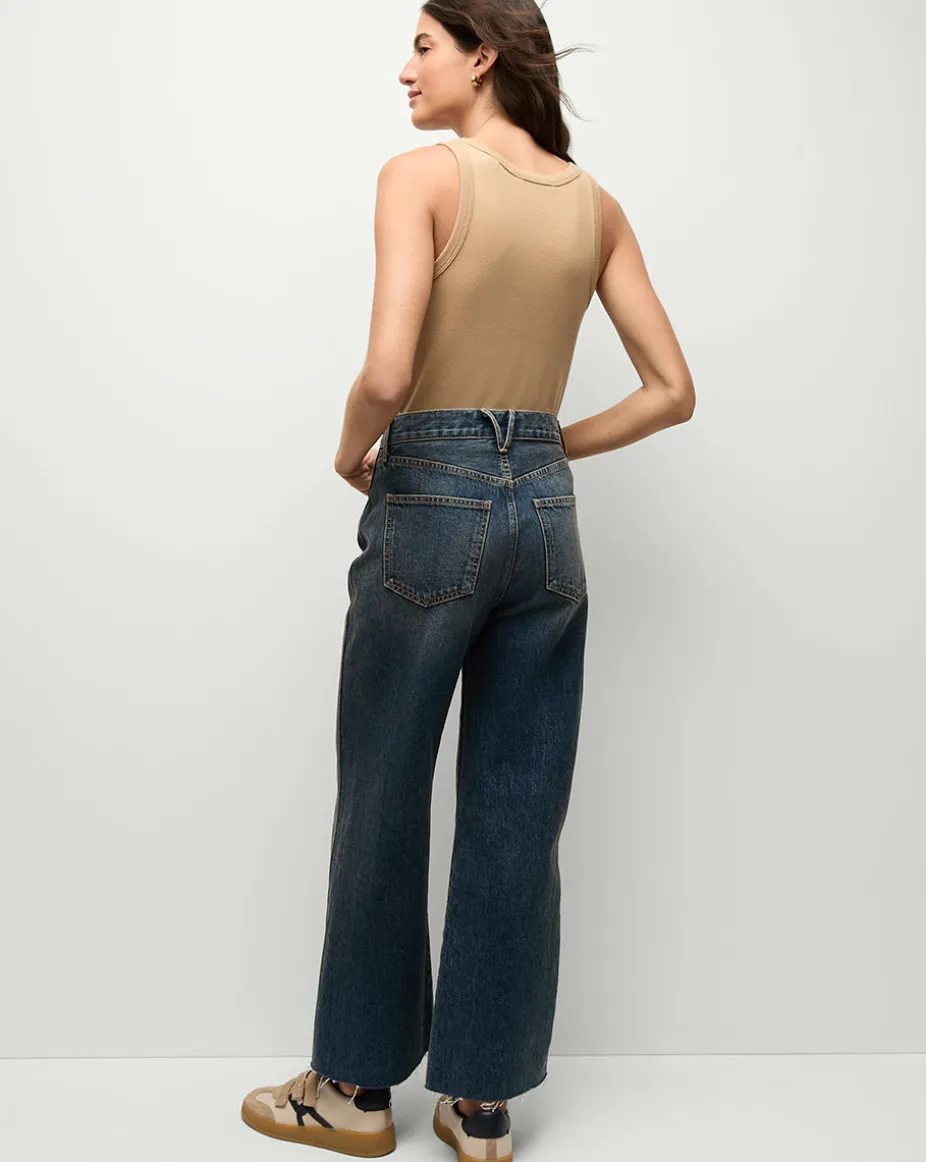 Birke Scoop-Neck Tank in Khaki