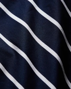 Blige Striped Dress in Navy/White