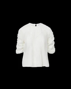 Bryce Pleated Top in Off-White