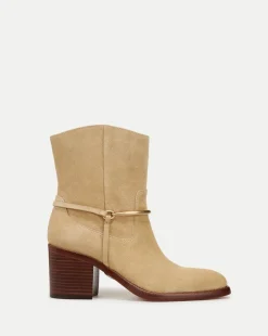 Camden Suede Bootie in Desert