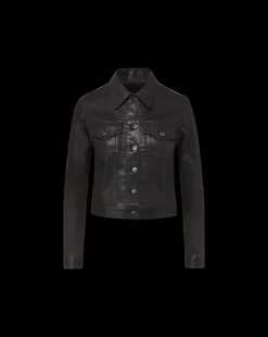 Cara Jacket Coated in Black High Gloss