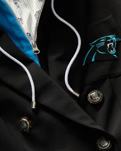 Carolina Panthers Dickey Jacket in Black/Silver