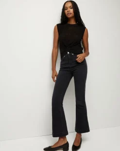 Carson High-Rise Ankle Flare Jean