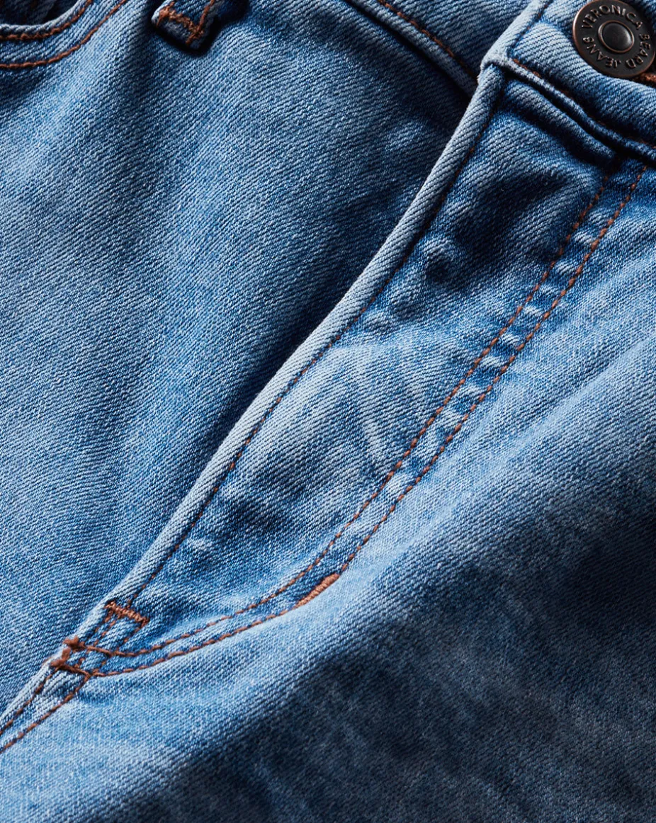 Carson Kick-Flare Jean in Amethyst