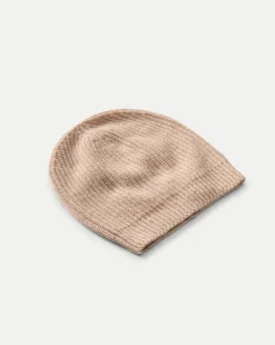Cashmere Beanie in Oatmeal