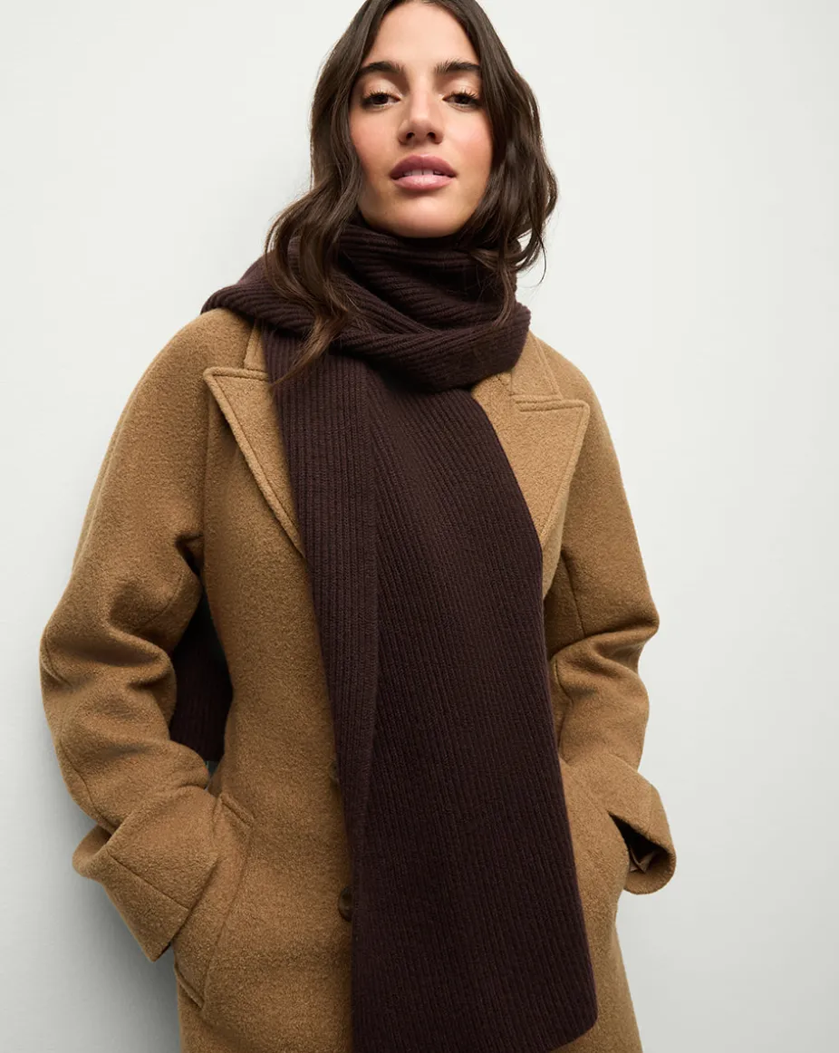 Cashmere Scarf in Dark Chocolate