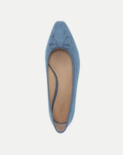 Catherine Denim Ballet Flat in Blue