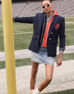 Chicago Bears Dickey Jacket in Navy/Gold