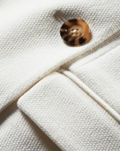 Claridge Blazer Dress in Off-White