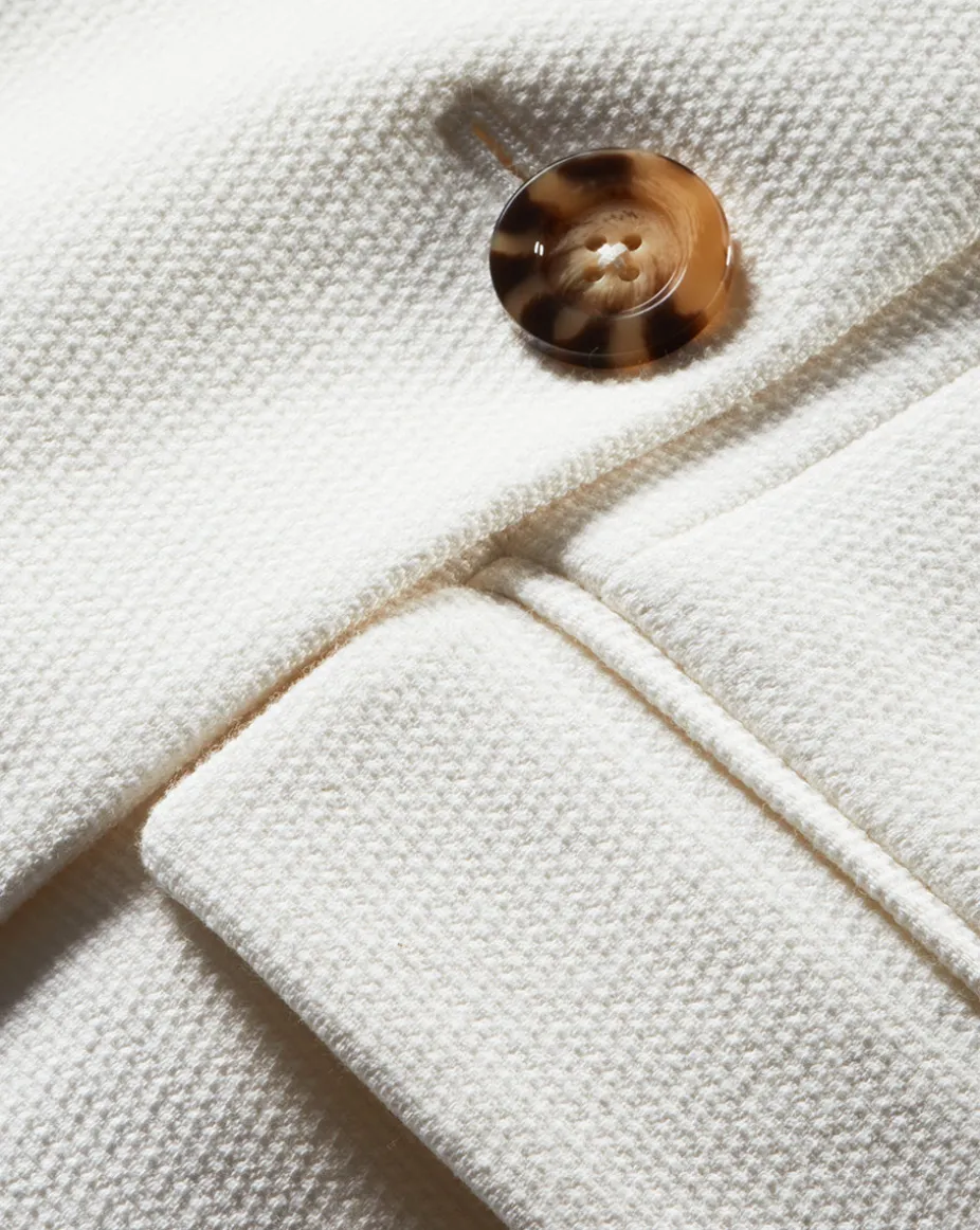 Claridge Blazer Dress in Off-White