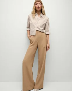 Cole Wide-Leg Pant in Khaki