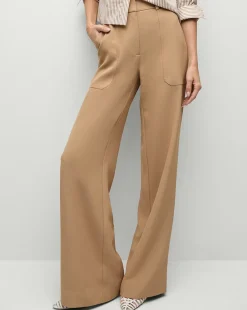 Cole Wide-Leg Pant in Khaki