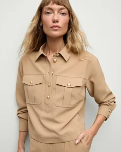 Colvin Top in Khaki