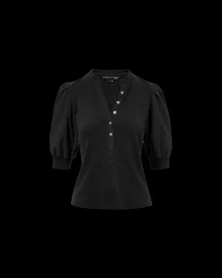 Coralee Puff-Sleeve Tee