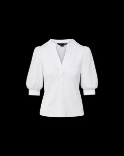 Coralee Puff-Sleeve Tee