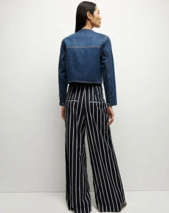 Cordell Denim Jacket in Dusted Oxford