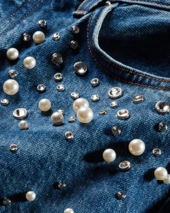 Daniela Straight Leg Jean in Serendipity x Poppy Delevingne