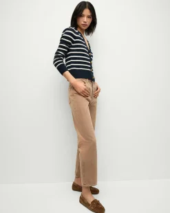 Daniela Straight-Leg Jeans in Tan Sierra