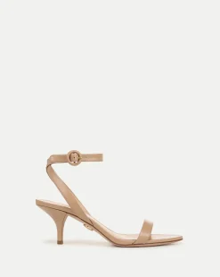 Darcelle Leather Sandal in Bisque