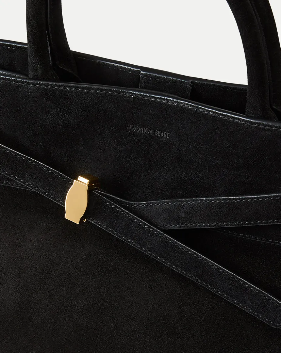 Dash Suede Bag in Black
