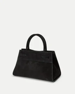 Dash Suede Bag in Black