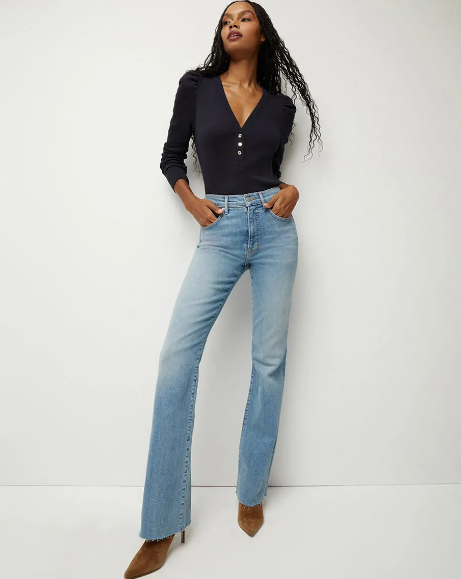 Dekalb Puff-Sleeve Top