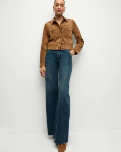 Delena Suede Jacket in Whisky