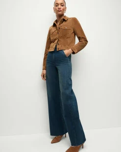 Delena Suede Jacket in Whisky